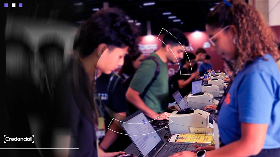 Feiras e congressos com grande volume de participantes